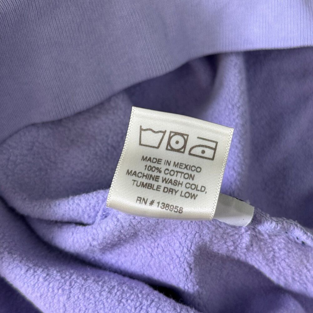 Noon Goons Sweater Men Large Logo Fleece Pullover Sweatshirt Streetwear Lavender - Picture 11 of 14